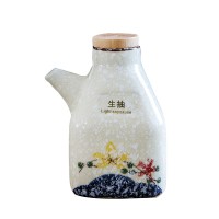 日式陶瓷油壶家用厨房酱油罐调料瓶复古老抽壶醋壶饭店商用分装壶