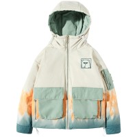 羽绒服男三只熊连帽潮牌保暖男女外套B67