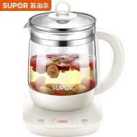 苏泊尔SW-15YJ33养生壶1.5L煮茶器玻璃电水壶电热水壶开水壶保温