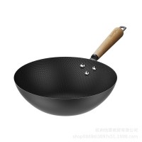 苏泊尔（SUPOR）炒锅 蜂窝精铁少油烟炒锅无涂层不带盖32CM煎炒锅