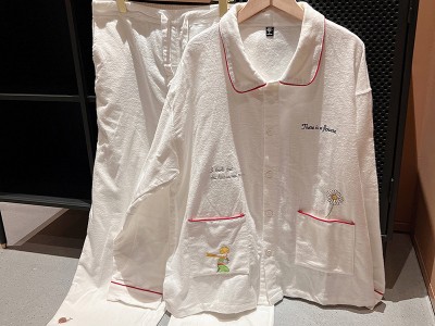 小王子纯棉磨毛情侣睡衣春秋款女纯