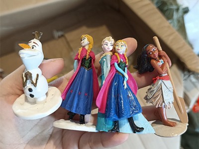 日单 冰雪奇缘 摆件 散货 玩具