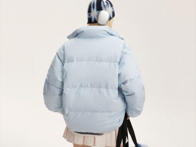 2023冬羽绒服立领加厚宽松情侣羽绒