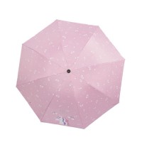 佳苹伞 包邮 独角马黑胶晴雨伞防紫外线 创意卡通三折定 制太阳伞