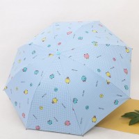 佳苹伞 包邮 卡通配色8骨黑胶晴雨伞五色背影熊广告伞定 制礼品伞