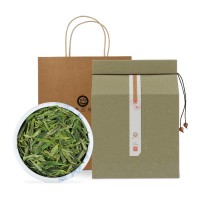 甘爽清香杭州茶叶厂家批发一件代发 龙井绿茶茶叶礼盒 包装200克