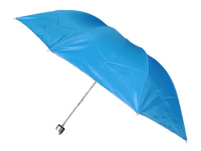 批发三折倒杆银胶雨伞创意晴雨遮阳