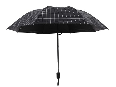 雨伞双人黑胶防晒防紫外线8骨遮阳三