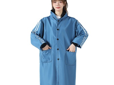 冬季大人加绒加厚罩衣家用防水围裙