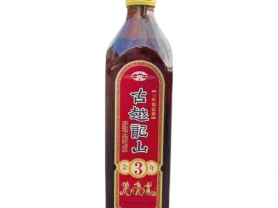 绍兴黄酒古越龙山金三年加饭酒500ml