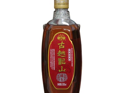 绍兴古越龙山黄酒藏五半甜型9度 500