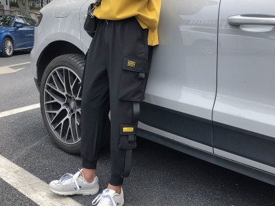 多口袋工装裤 春季情侣多口袋工装裤