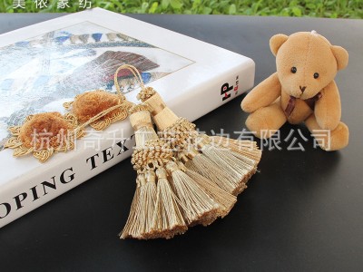 欧式窗帘花边流苏挂球 手工饰品小挂