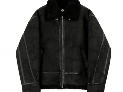 MYQ皮毛一体棉服外套男士冬季韩版宽
