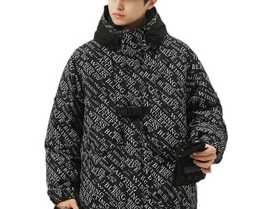 90%白鸭绒羽绒服男士2023冬季新款美