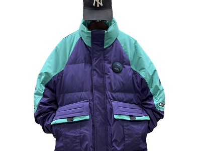 立领羽绒服男青少年2023冬新潮短款
