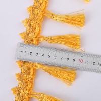 现货窗帘装饰排须沙发枕吊穗流苏服装多色毛线花边厂家批发