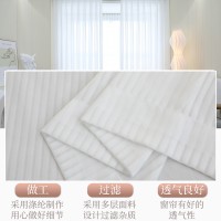 竖百叶纱梦幻帘布料批发卧室飘窗白纱窗帘窗纱透光不透人简约纱帘