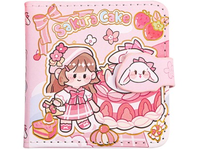 软皮可爱手帐本学生日记本磁扣笔记