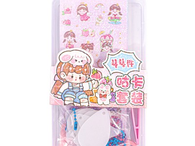 卡通咕卡套装diy儿童玩具咕卡盘全套