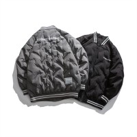 型录冬款90白鸭绒羽绒服男潮牌设计感宽松潮流情侣棒球服外套薄款