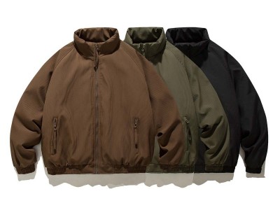 森波服饰2023冬季新品日系宽松立领