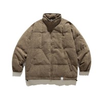森波服饰2023冬季新品日系宽松复古90白鸭绒加厚羽绒服外套-YR113