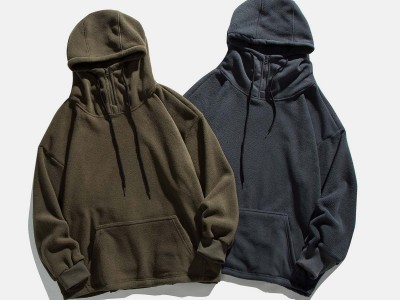 森波服饰2022冬季新品日系休闲连帽