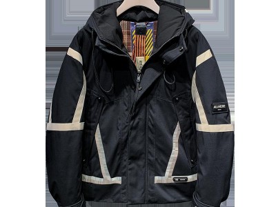 连帽羽绒服男2023冬季新款日系潮牌