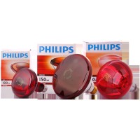 PHILIPS飞利浦红外线灯150W保温取暖加热医用养生美容理疗烤灯泡