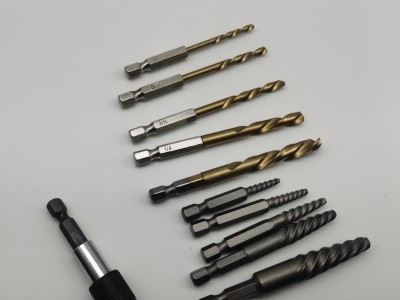 亚马逊款高速钢钻头组合11pcs套装螺