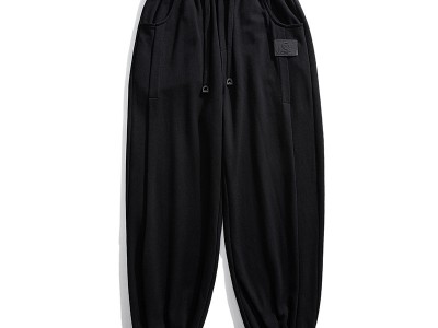 男秋季休闲长裤青少年宽松束脚运动