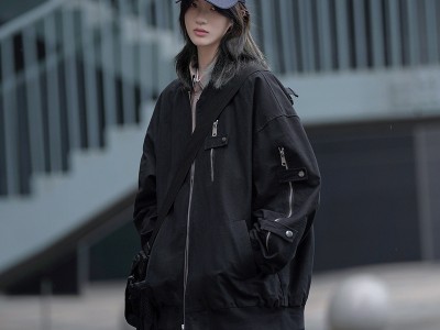 秋季新品夹克男女潮牌ins美式多拉链