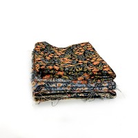 涤棉色织提花布田园风小碎花复古ins风箱包服装面料现货一件代发
