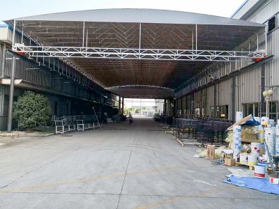 推拉式遮阳大雨棚菜市场棚可定制多