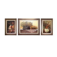 2021年新款美式装饰画客厅沙发背景墙挂画卧室画复古油画欧式