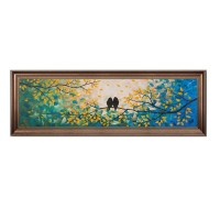 卧室装饰画床头挂画美式房间客厅壁画现代简约背景墙欧式油画