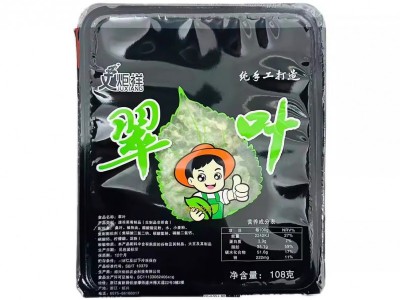 炬祥翠叶天妇罗翠紫酥叶108g*24盒新