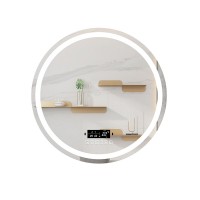 智能时尚网红浴室镜挂墙式卫生间镜子带灯led卫浴镜发光防雾镜