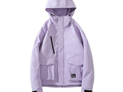 冬新防风防水拉链魔术贴滑雪服男反