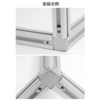 直角三维连接块 2020/3030/4040三维角度连接件 边角隐藏式支架