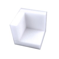 防撞泡沫护角 珍珠棉EPE三边异形内衬相框装饰画饰品包装保护泡棉