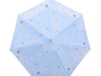 天堂伞53072E林间派对晴雨两用伞防