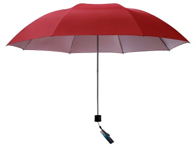 天堂伞33643E银胶三折晴雨两用伞太