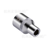 HOYO1/2短套筒12角多功能套筒头子12.5棘轮扳手汽修机修五金工具
