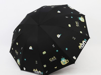 男女折叠太阳伞加大加固晴雨两用防