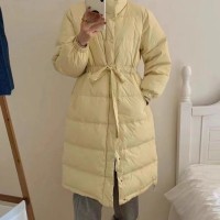 661 韩代 束腰十扣光版长款羽绒服外套 不退换