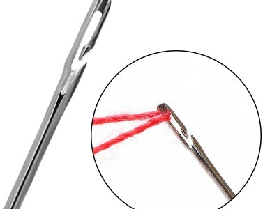 DIY手工穿珠引线针侧穿免穿老人针手