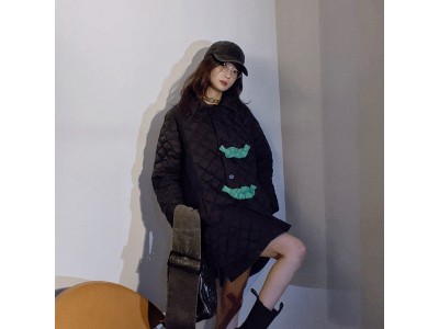 设计师女装 慵懒感轻薄纸片人撞色盘