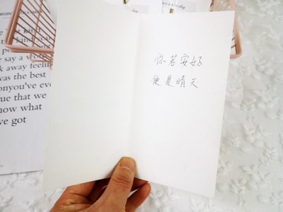 批发生日贺卡干花贺卡真花感恩毕业